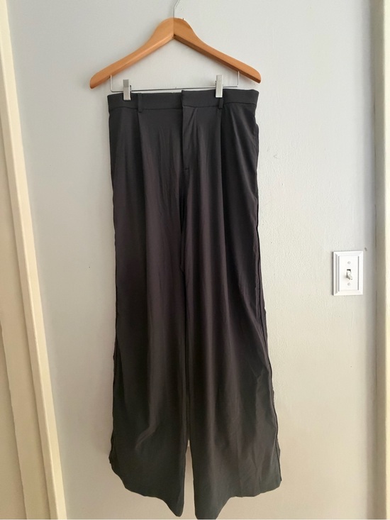 Vuori Pants - Vuori Villa Black Wide-Leg Trousers